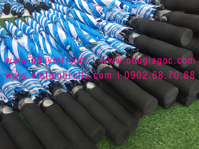 xưởng sản xuất ô dù cầm tay in logo quảng cáo